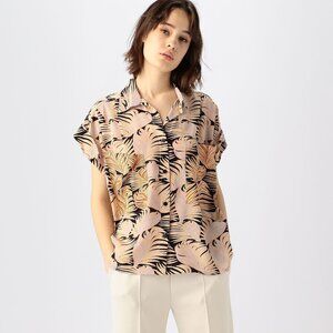 No.6 Silk Georgette Faro Pocket Top